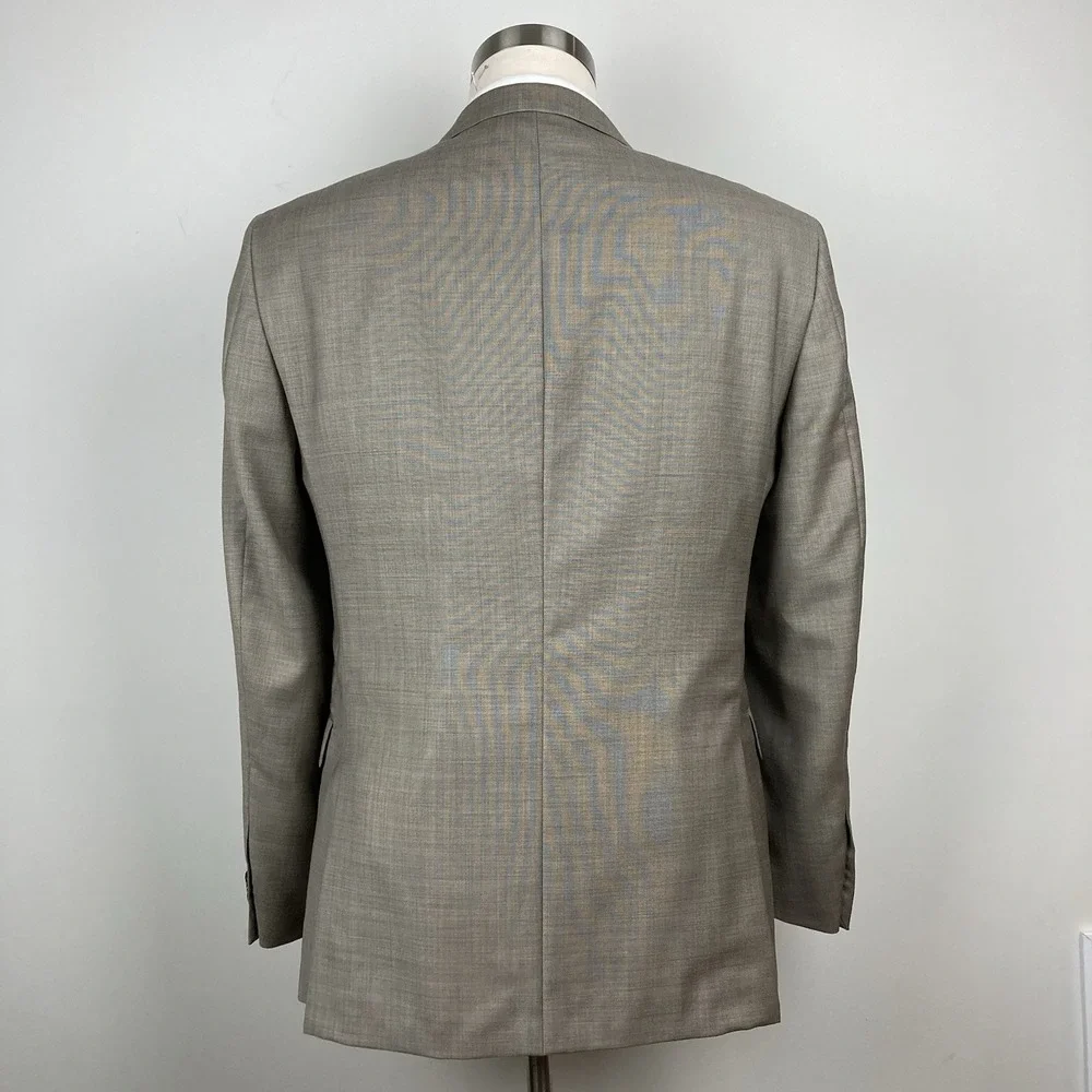Tommy Hilfiger Men's Sport Coat Blazer Two Button Shark Skin Wool 40R E07979